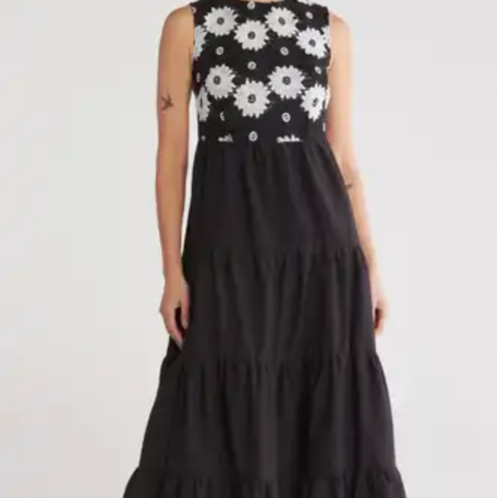 Love By Design Chloe Floral Sleeveless Tiered Maxi Dress